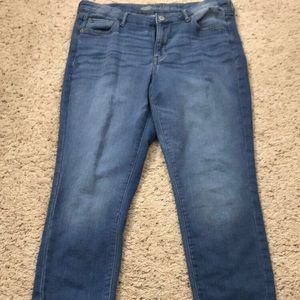 Faded Jeans. Old Navy The Rockstar. Mid-rise.